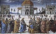 Pietro Perugino Christian kingdom of heaven will be the key to St. Peter's oil on canvas